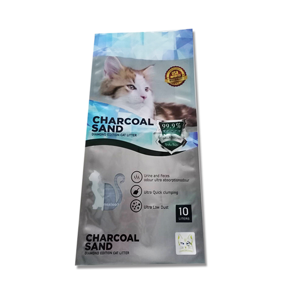 ถุงบรรจุทรายแมว  Charcoal Sand 